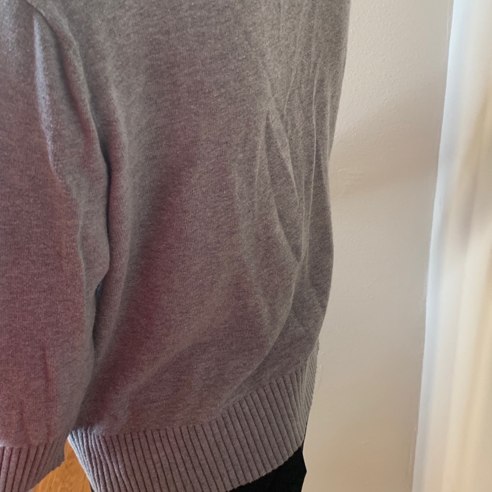Gray 5 Button 3/4 Sweater - Picture 3 of 4